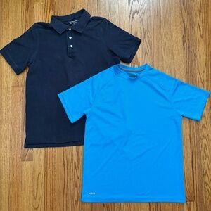 Croft & Barrow / Dri Star Navy Blue short sleeve T-shirt Bundle 2 Pieces M 38/40